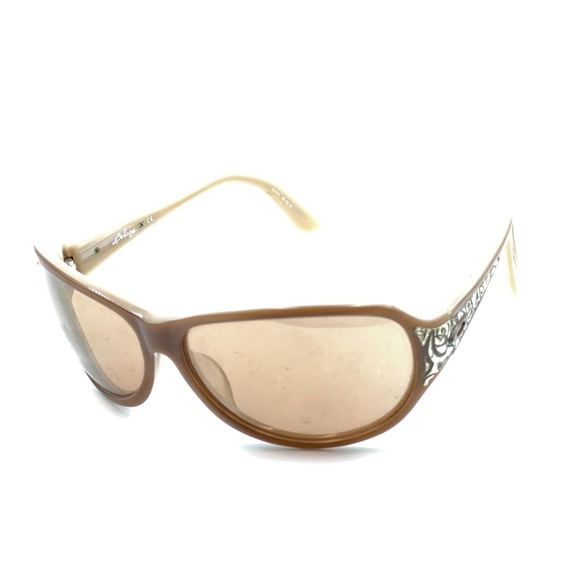 Oakley Belong 05-915 Brown Oval Iridium Wrap Sunglasses 64  display picture 3